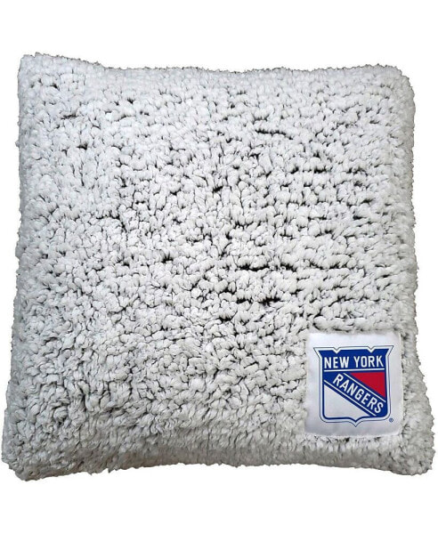 New York Rangers 16" x 16" Frosty Sherpa Pillow