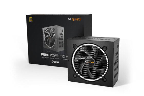 Be Quiet! Pure Power 12 M - 1000 W - 100 - 240 V - 1050 W - 50 - 60 Hz - 12 / 6 A - Active