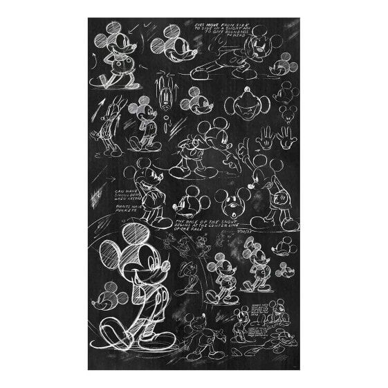 Настенный декор для детской Komar Mickey Chalkboard