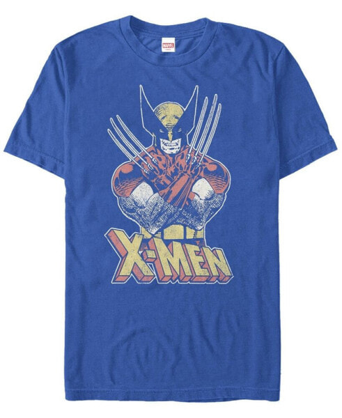 Men's Vintage-Like Wolverine Short Sleeve Crew T-shirt