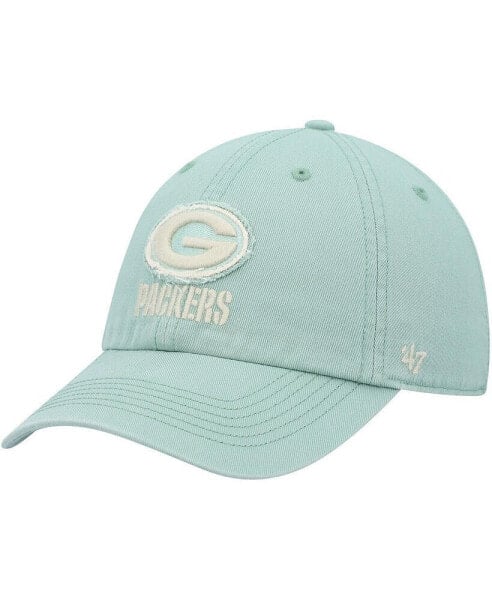Men's Mint Green Bay Packers Chasm Clean Up Adjustable Hat