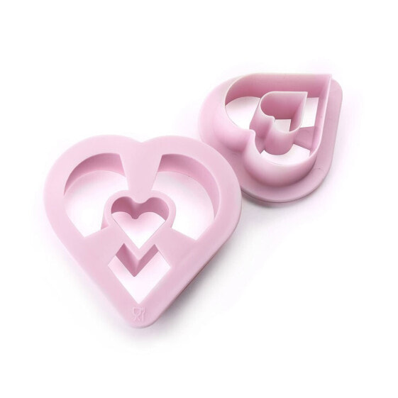 IBILI Heart doughnut cutters set 2 units