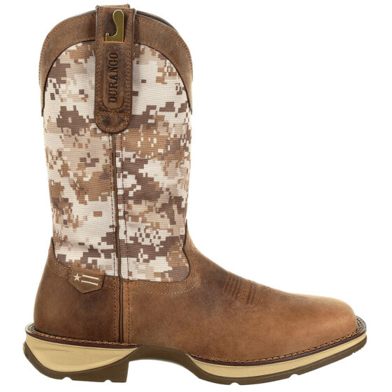 Durango Rebel Square Toe Cowboy Mens Brown Casual Boots DDB0166