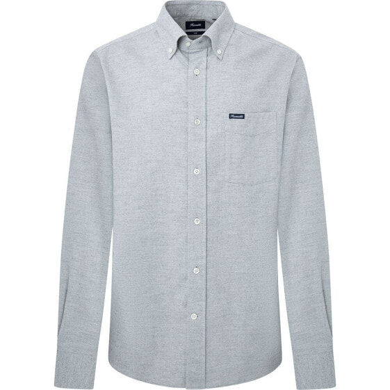 FAÇONNABLE Cl Bd Brushed Twill long sleeve shirt