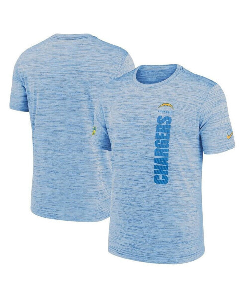 Men's Powder Blue Los Angeles Chargers 2024 Sideline Velocity Performance T-Shirt