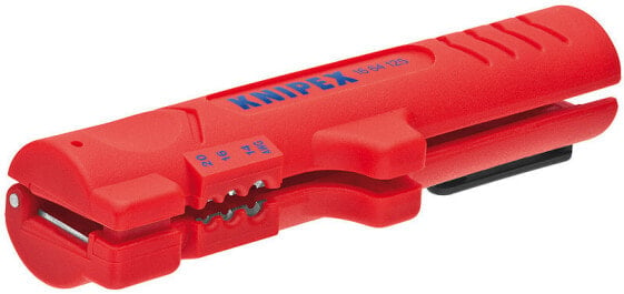Инструмент для снятия оболочки с плоского и круглого кабеля Knipex 16 64 125 SB 7960010