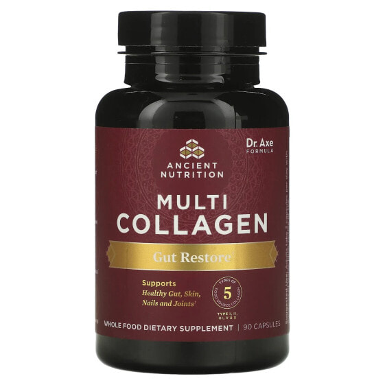 Multi Collagen, Gut Restore, 90 Capsules