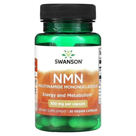 NMN, 300 mg, 30 Veggie Capsules