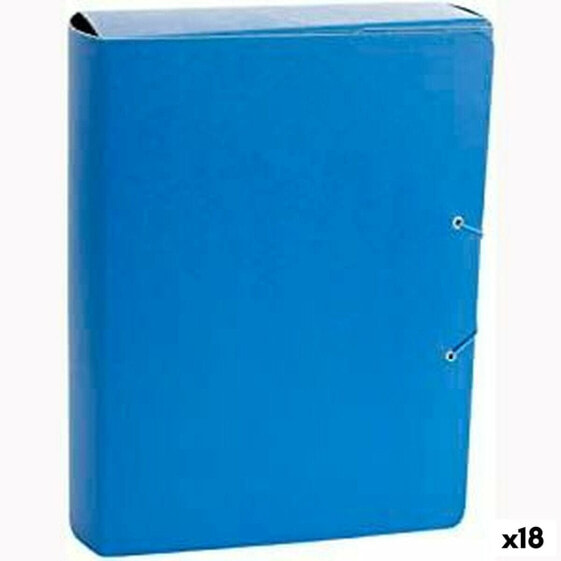 Папка синего цвета Fabrisa A4 (18 штук)