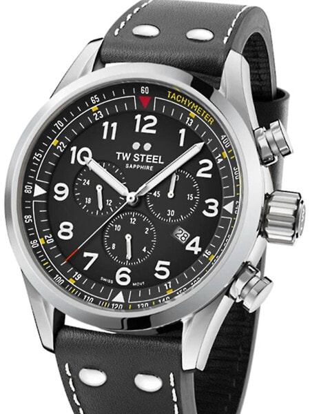 TW-Steel SVS202 Chronograph Volante Mens Watch 48mm 10ATM