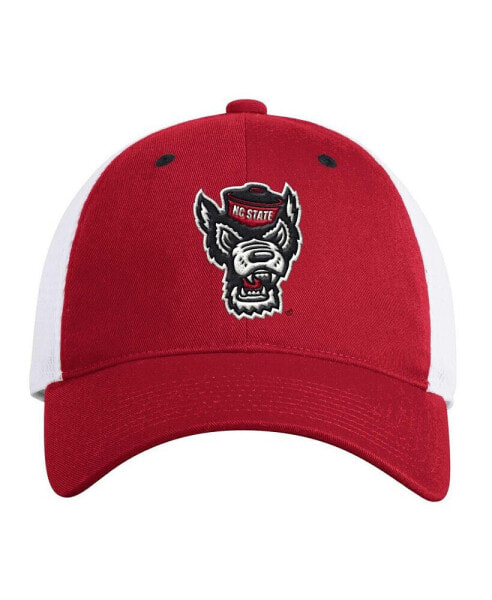 Men's Red NC State Wolfpack Mascot Slouch Trucker Adjustable Hat