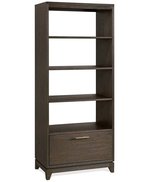 Rafferty 76" Wood Drawer Bookcase