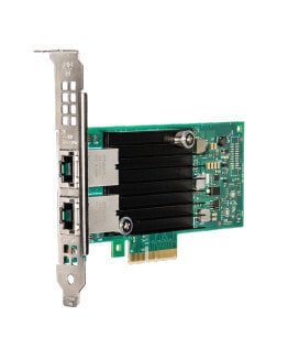 Intel X550T2BLK - Internal - Wired - PCI Express - Ethernet - 10000 Mbit/s - Black - Green