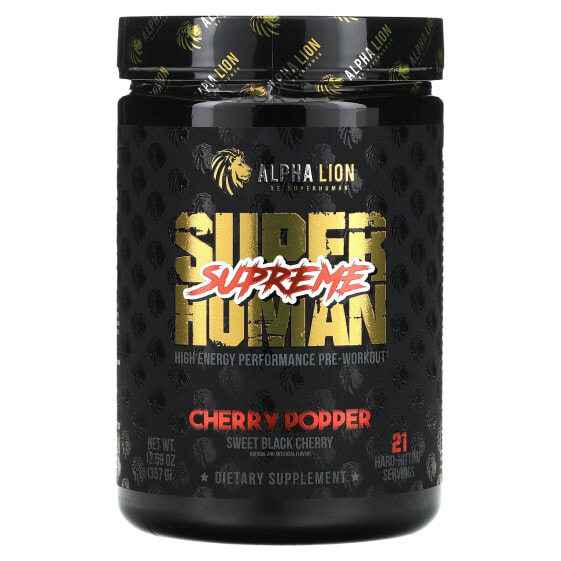 SuperHuman Supreme, Cherry Popper, Sweet Black Cherry , 12.59 oz (357 g)