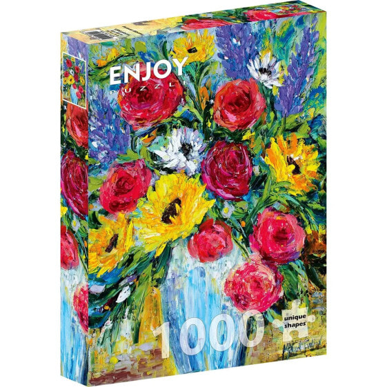 Пазл с бессмертными цветами Enjoy Puzzle Forever Blooms 1000 деталей