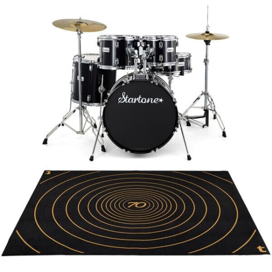 Startone Star Drum Set Studio + Rug BK