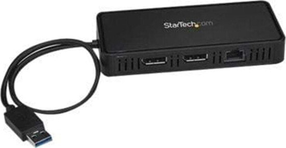 Док-станция StarTech USB TO DUAL DP DOCKING STATION 4K GBE USB 3.0
