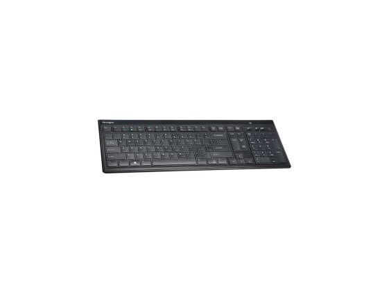 Kensington SlimType Wireless Keyboard - Wireless Connectivity - RF - 33 ft - 2.4