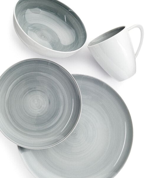 Savona Grey 4-Piece Place Setting