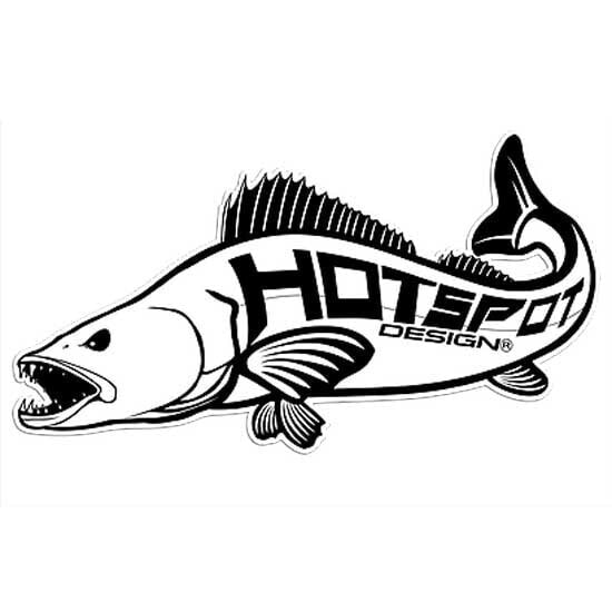 Наклейка для рыбалки HOTSPOT DESIGN Zander 500 символов