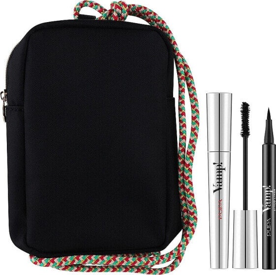 Pupa Vamp! Exceptional Volume & Vamp! Stylo Liner (Mascara 9ml + Eyeliner 1.1ml + Kosmetiktasche)