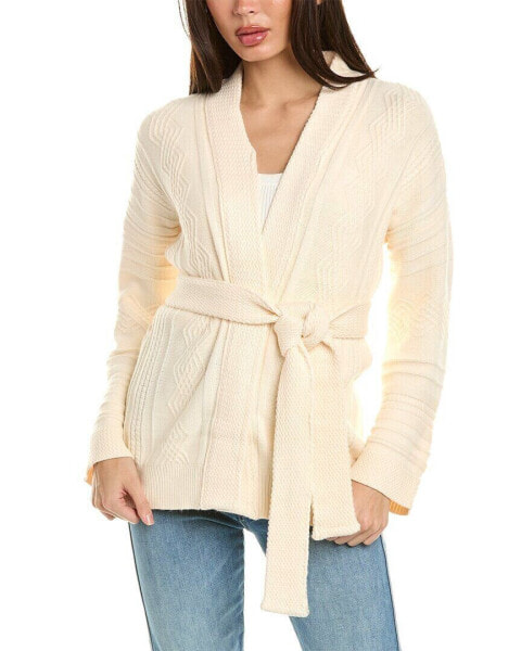 To My Lovers Open Front Cardigan Women's Beige S/M