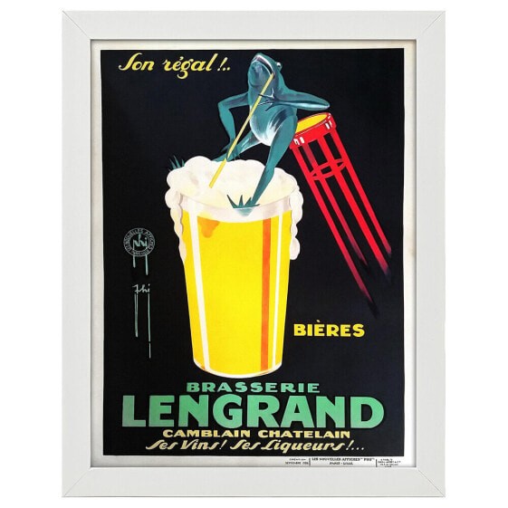 Bilderrahmen Poster Brasserie Lengrand