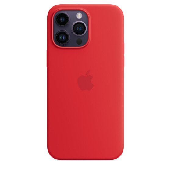Apple iPhone 14 Pro Max Silicone Case with MagSafe - (PRODUCT)RED, Cover, Apple, iPhone 14 Pro Max, 17 cm (6.7"), Red