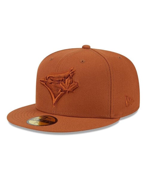 Men's Brown Toronto Blue Jays Spring Color 59FIFTY Fitted Hat