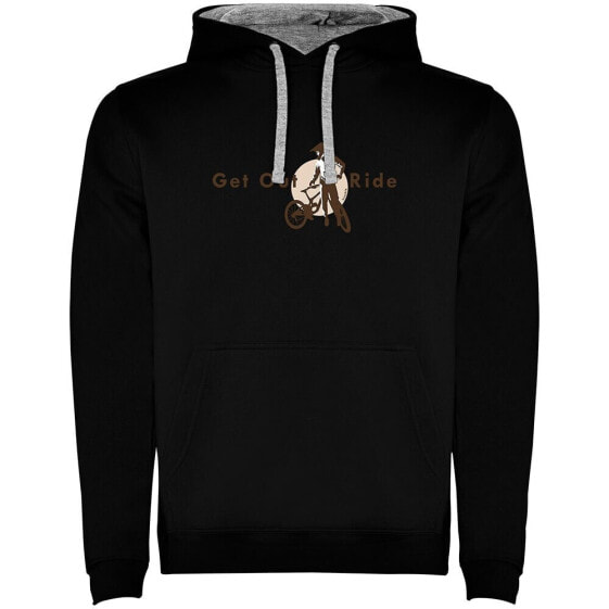KRUSKIS Get Out And Ride Two-Colour hoodie