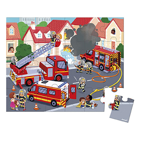 Пазл для малышей Janod Пожарники 24 детали