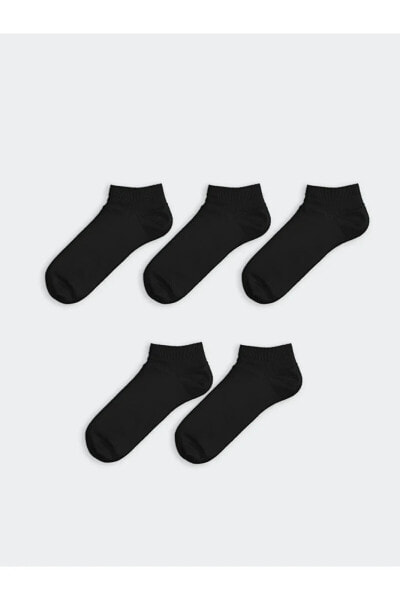 Siyah Erkek Patik Çorap 5'li Paket