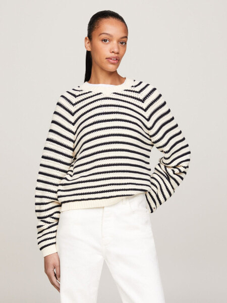 Stripe Crochet Sweater