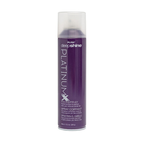 RUSK Deepshine PlatinumX Hairspray 10 Oz Non-Stick Fast-Drying Finishing Spra...