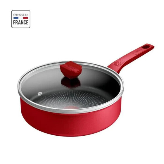 24 cm sautowy Tefal, Induktion, Nicht -Schicht, Glasabdeckung, ergonomisch, in Frankreich hergestellt, tglicher Experte C2893202