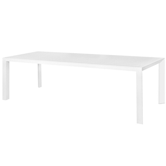 Dining Table Io White Aluminium 280 x 100 x 75 cm