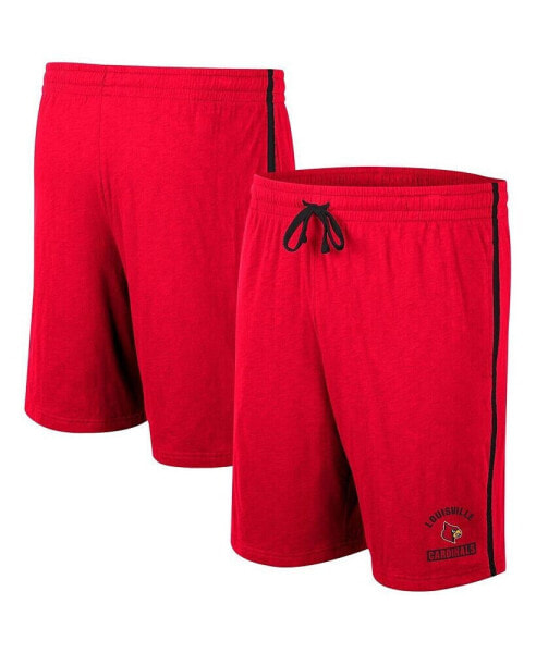Men's Red Louisville Cardinals Thunder Slub Shorts