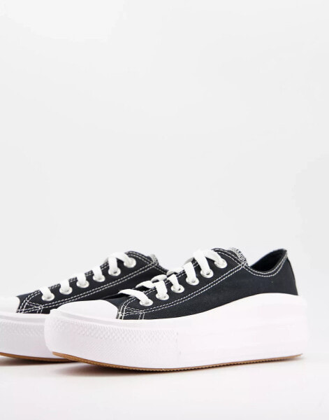 Converse Chuck Taylor All Star Move Ox trainers in black