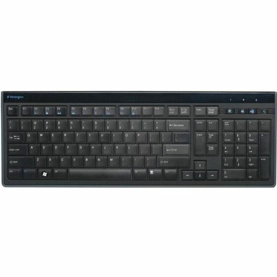 Клавиатура Kensington Advance Fit AZERTY Чёрный Матово-черный французский AZERTY