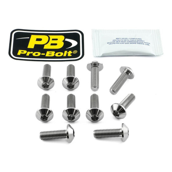 PRO BOLT TI10DISCBMW003 Titanium Brake Disc Screws 10 Units