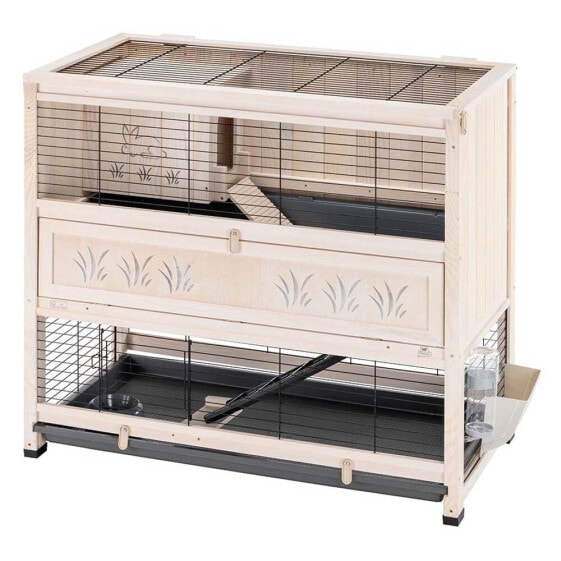 FERPLAST Cottage Wooden Rabbit Cage