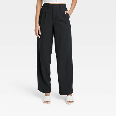 Women's High-Rise Straight Trousers - A New Day
