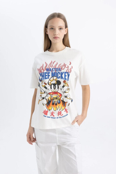 Футболка Defacto Sisney Mickey Minnie Oversize