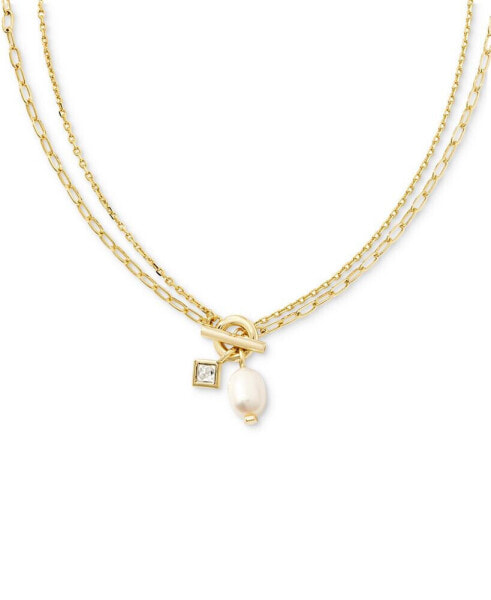 Eve Layered Chain Necklace, 17"