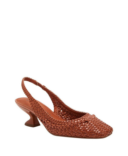 Women's Laterr Woven Sling-Back Heels