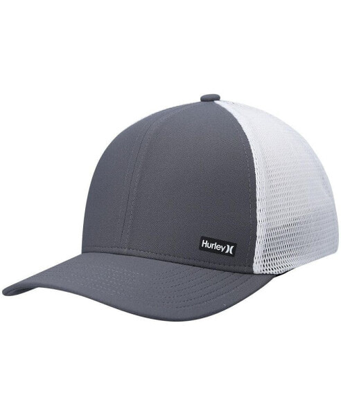 Бейсболка мужская Hurley Graphite, White League Trucker Snapback Hat