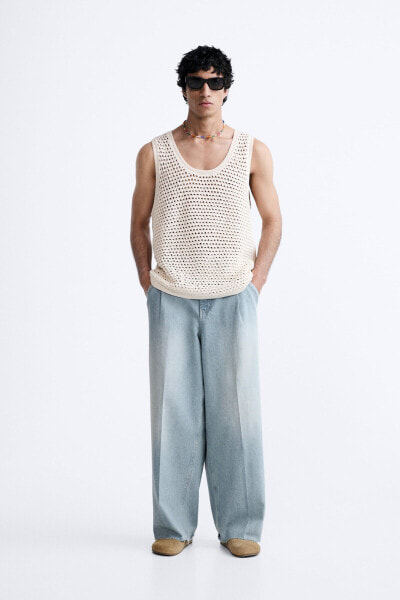 Crochet knit tank top - limited edition