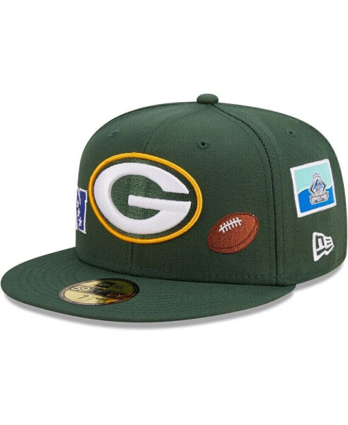 Men's Green Green Bay Packers Team Local 59FIFTY Fitted Hat