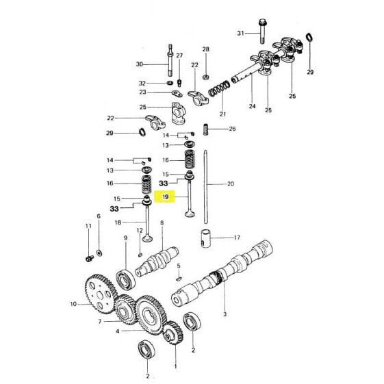 VETUS M3/M4 STM2622 Exhaust Valve