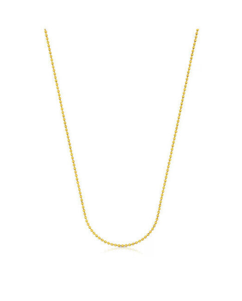 Gold Plated Ball Chain Necklace 1000042900